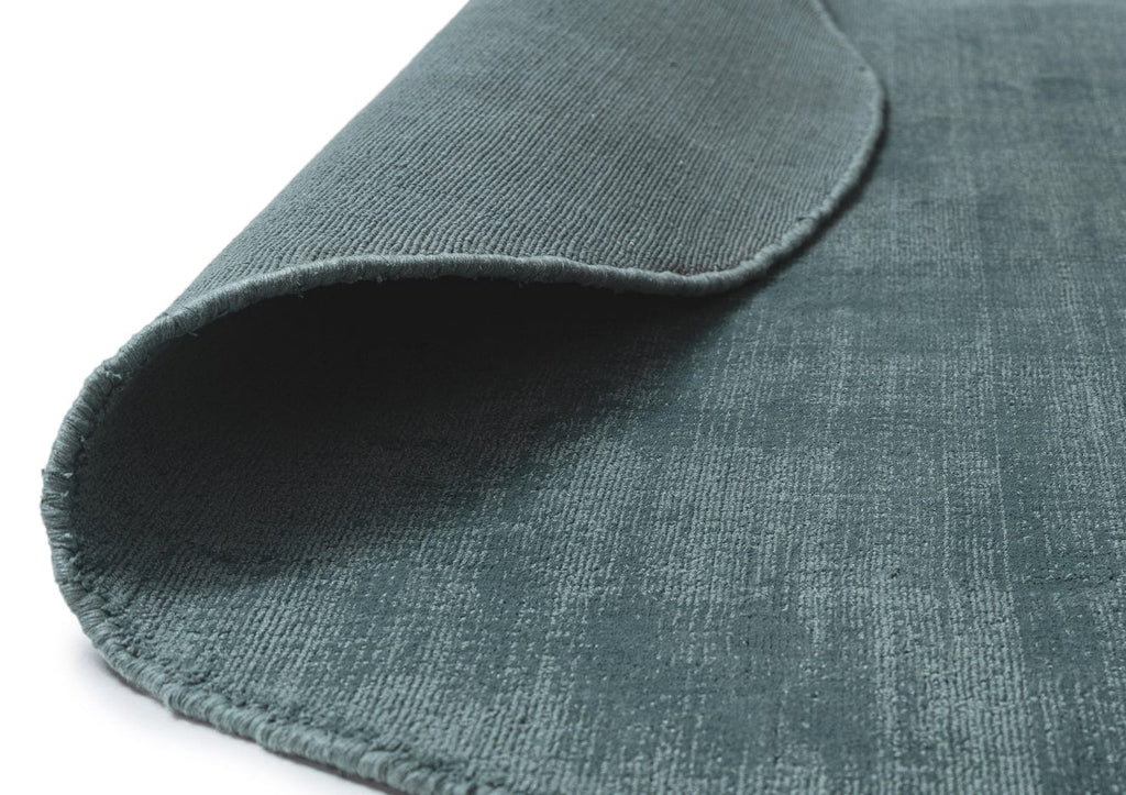 Nico Turquoise Handwoven Round Rug