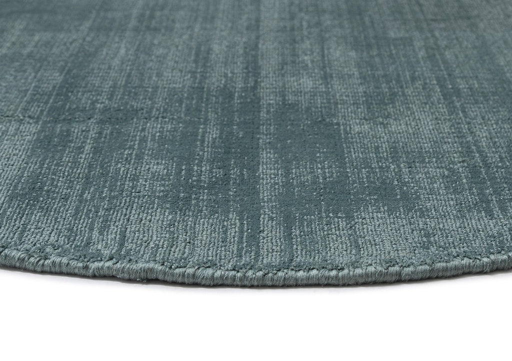 Nico Turquoise Handwoven Round Rug