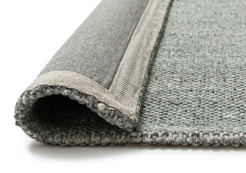 Odielle Blue Handmade Wool Rug