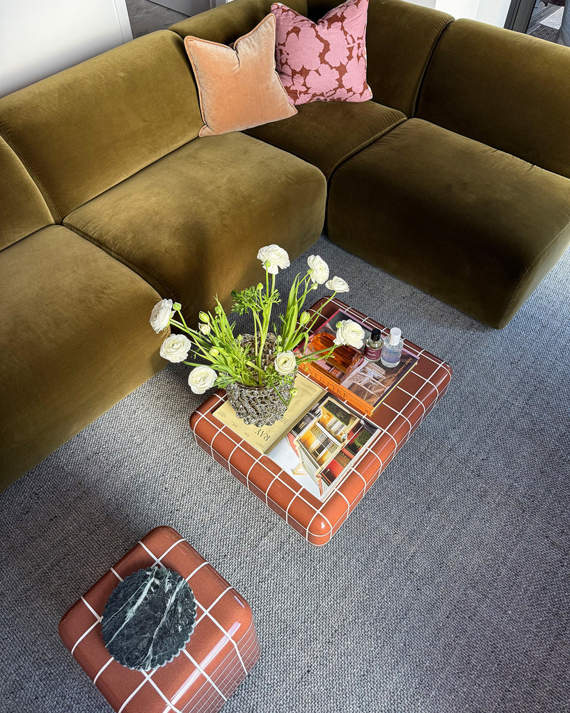 Odielle Blue Handmade Wool Rug