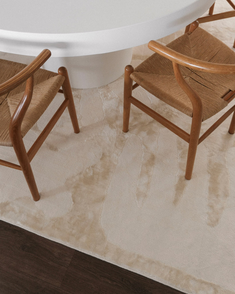 Palila Textured Abstract Neutral Rug