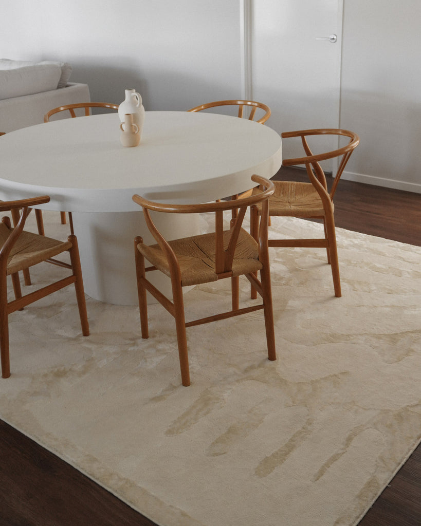 Palila Textured Abstract Neutral Rug