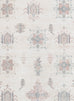 Pebblebrook Cream and Pink Traditional Rug