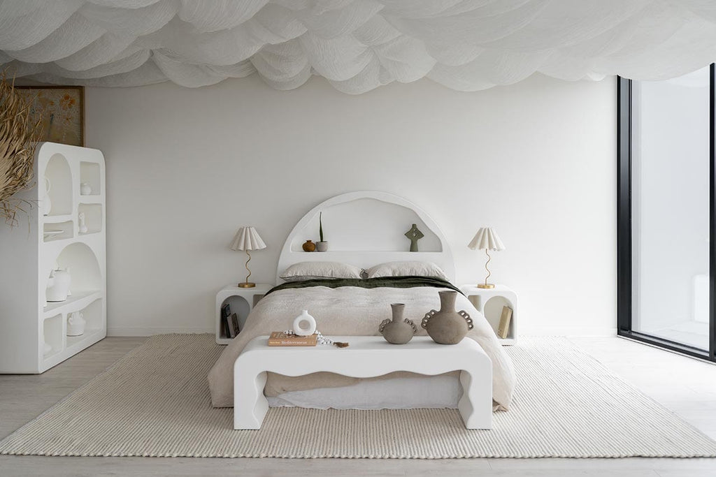 Pella Cream and Grey Textured Flatweave Rug