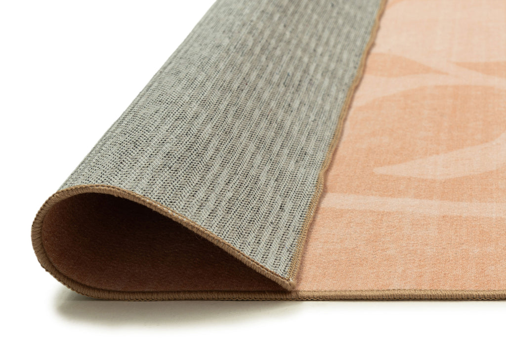 Pernilla Peach Botanical Washable Rug