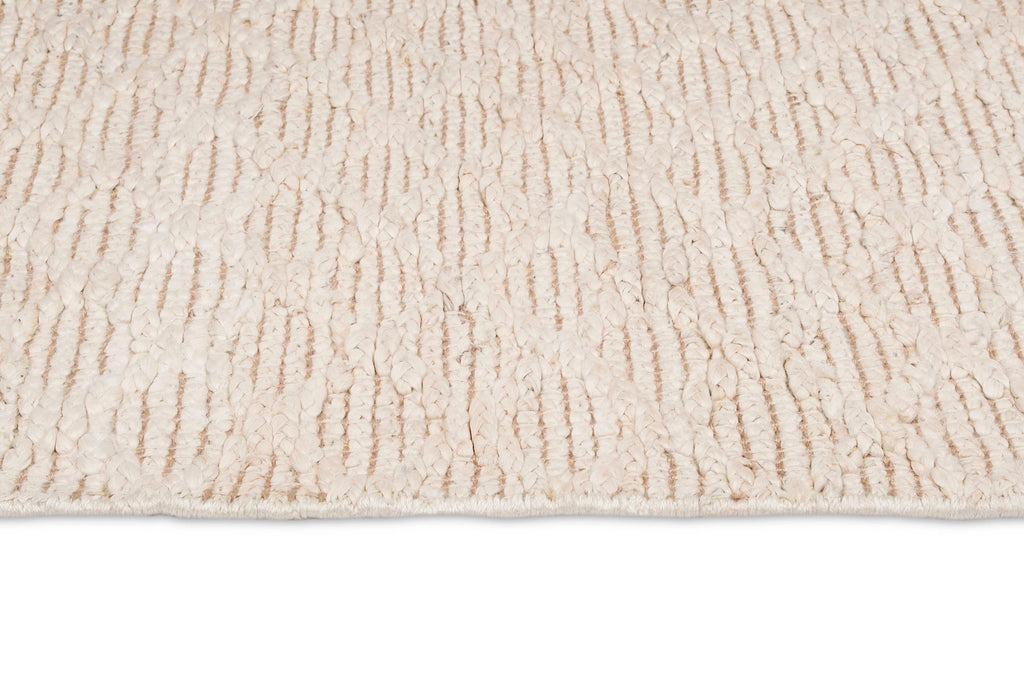 Piper Diamond Bleached Jute Rug