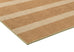 Ravello Warm Beige and Golden Sand Striped Indoor Outdoor Rug