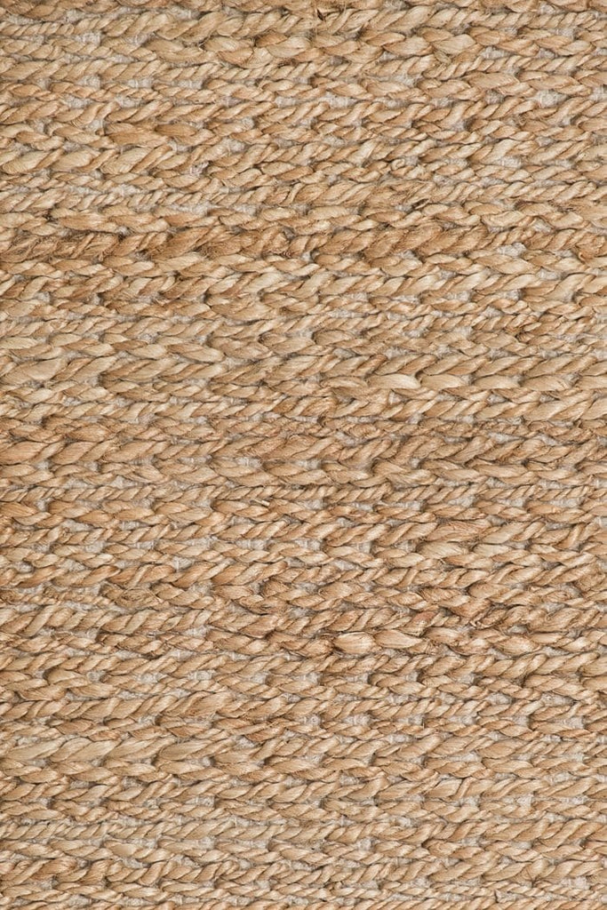Indigo Natural Tan Braided Jute Runner Rug