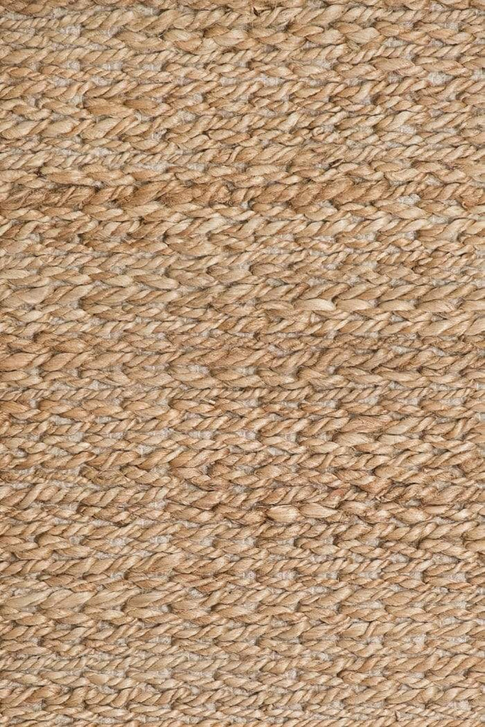 Indigo Natural Tan Braided Jute Rug