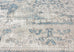 Rhona Blue And Grey Distressed Floral Rug