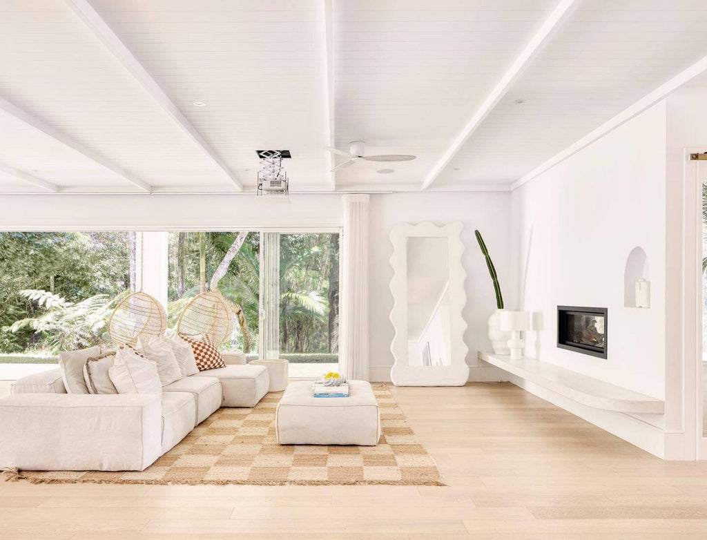 Riley Natural and Bleached Checkered Jute Rug *NO RETURNS UNLESS FAULTY