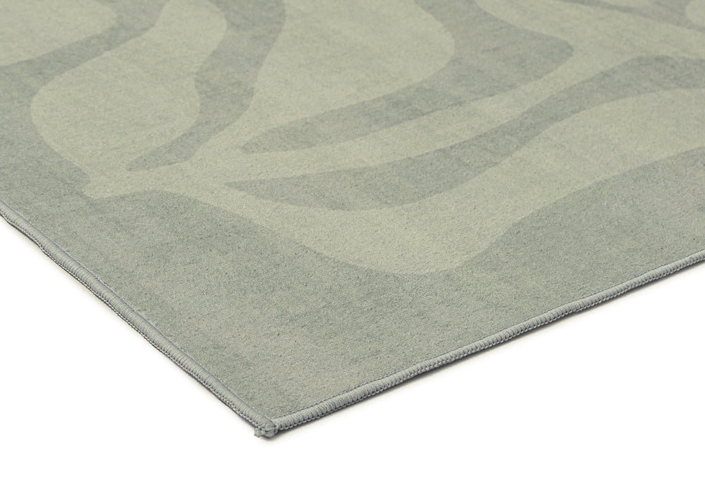 Sabel Green Botanical Washable Rug