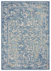 Sadira Blue And Beige Transitional Floral Motif Rug