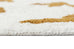 Saffron Mustard Brown Palm Tree Cotton Washable Rug