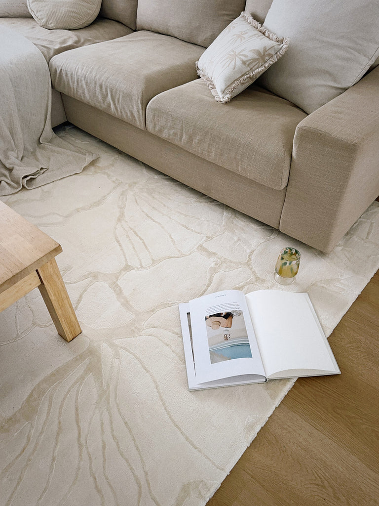 Safiya Neutral Abstract Rug