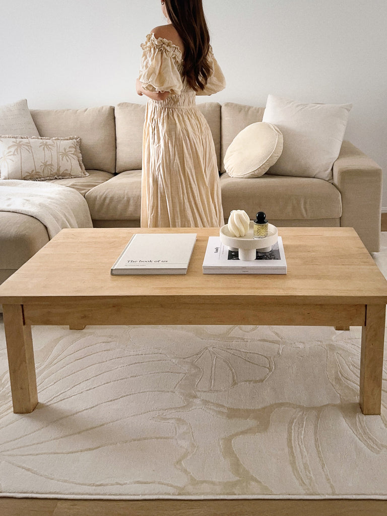 Safiya Neutral Abstract Rug