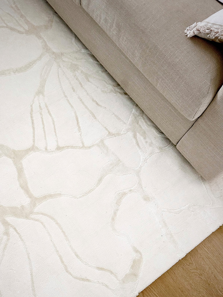 Safiya Neutral Abstract Rug