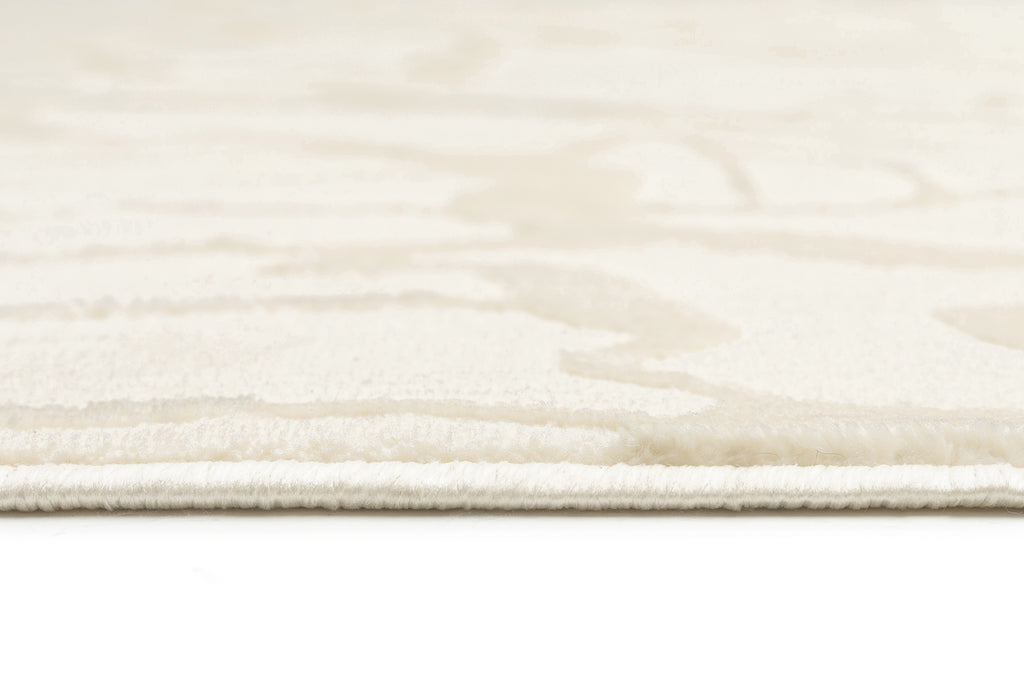 Safiya Neutral Abstract Washable Rug