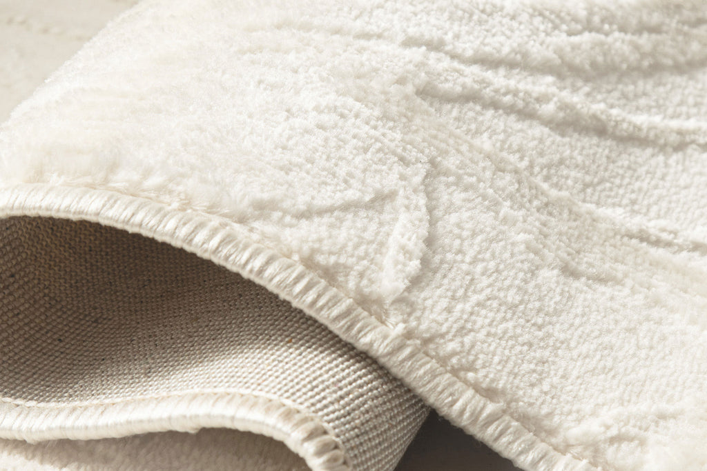 Safiya Neutral Abstract Washable Rug