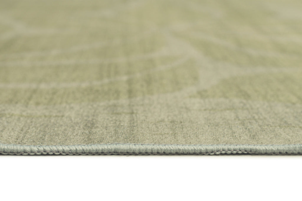 Savona Green Botanical Washable Rug