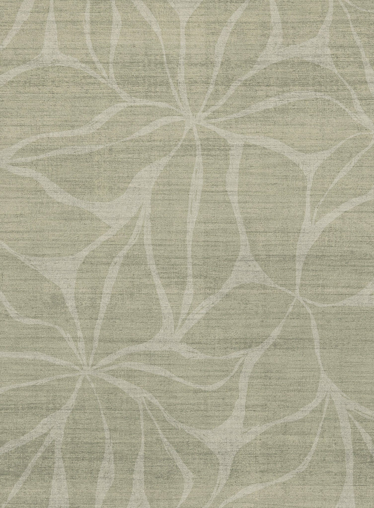 Savona Green Botanical Washable Rug