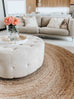Sayulita Natural Hand-Braided Round Jute Rug