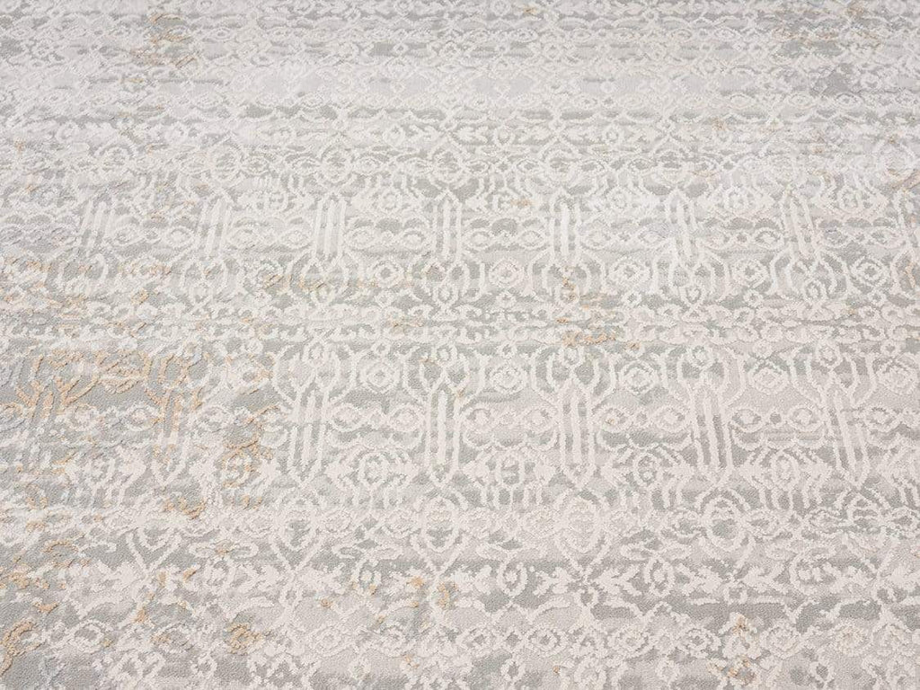 Seda Cream Ivory And Grey Traditional Floral Rug