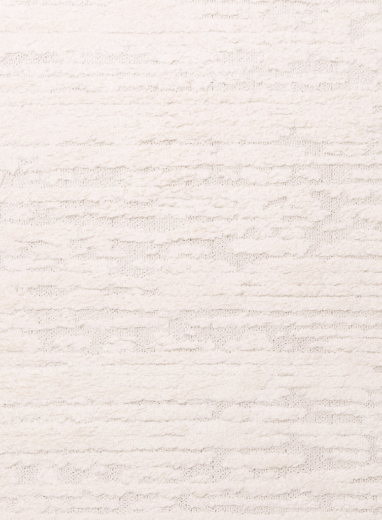 Serena Ivory Cream Textured Round Rug