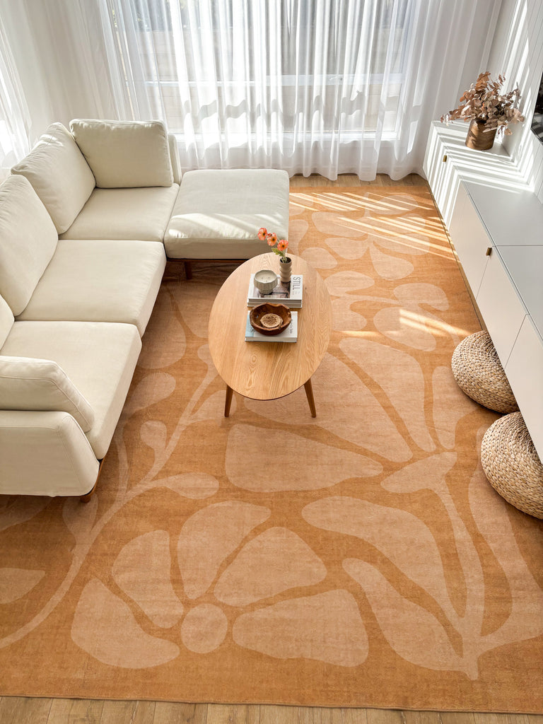 Shahi Beige Botanical Washable Rug