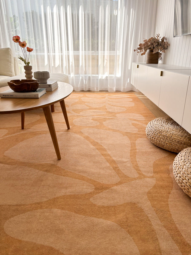Shahi Beige Botanical Washable Rug