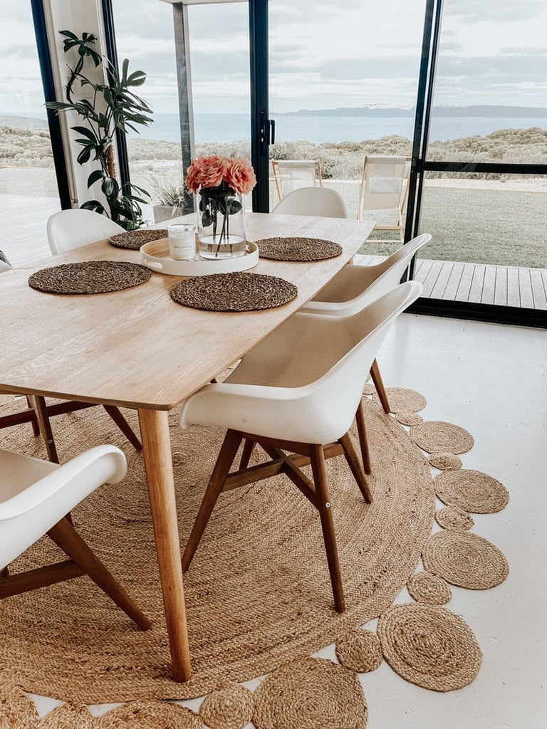 Shani Hand Made Circle Play Jute Rug