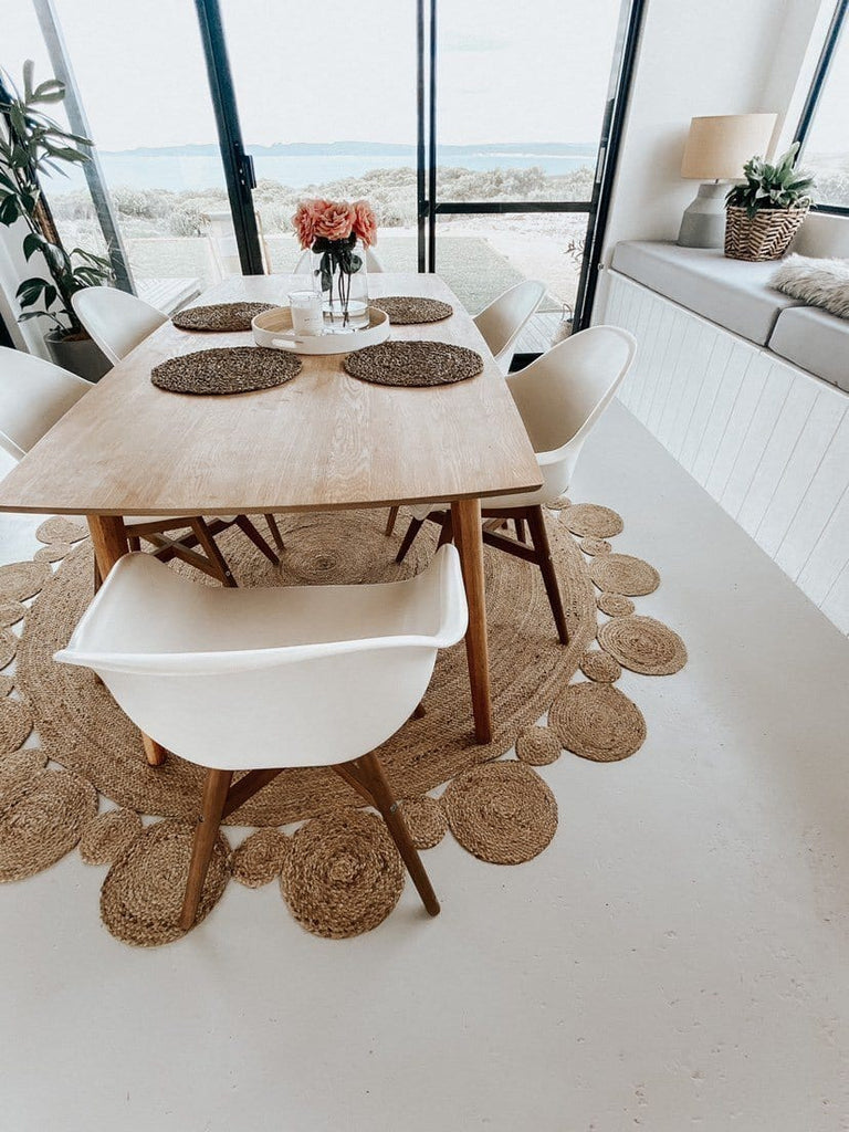 Shani Hand Made Circle Play Jute Rug