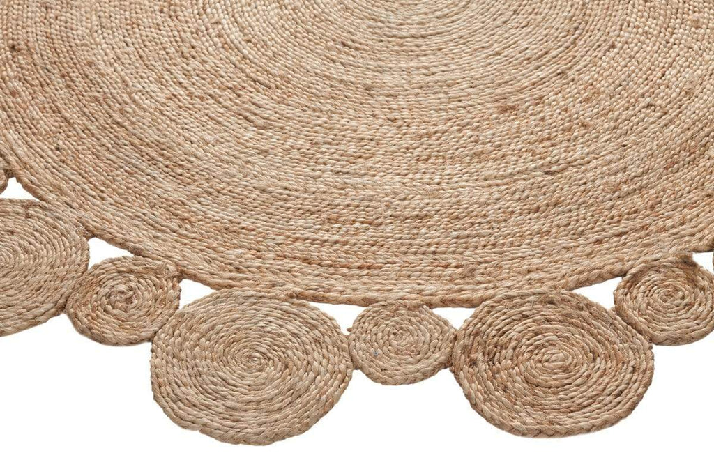 Shani Hand Made Circle Play Jute Rug