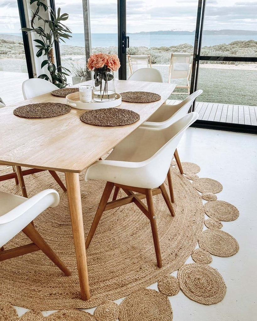 Shani Hand Made Circle Play Jute Rug