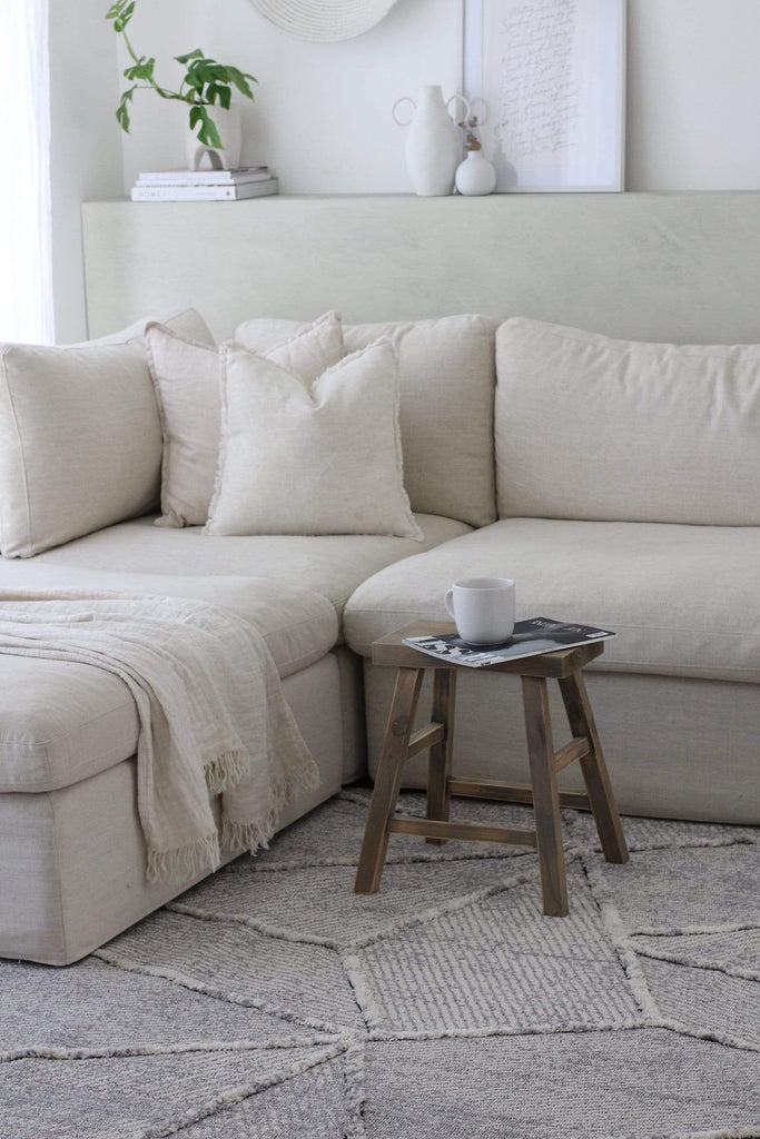 Soraya Grey Abstract Textured Rug