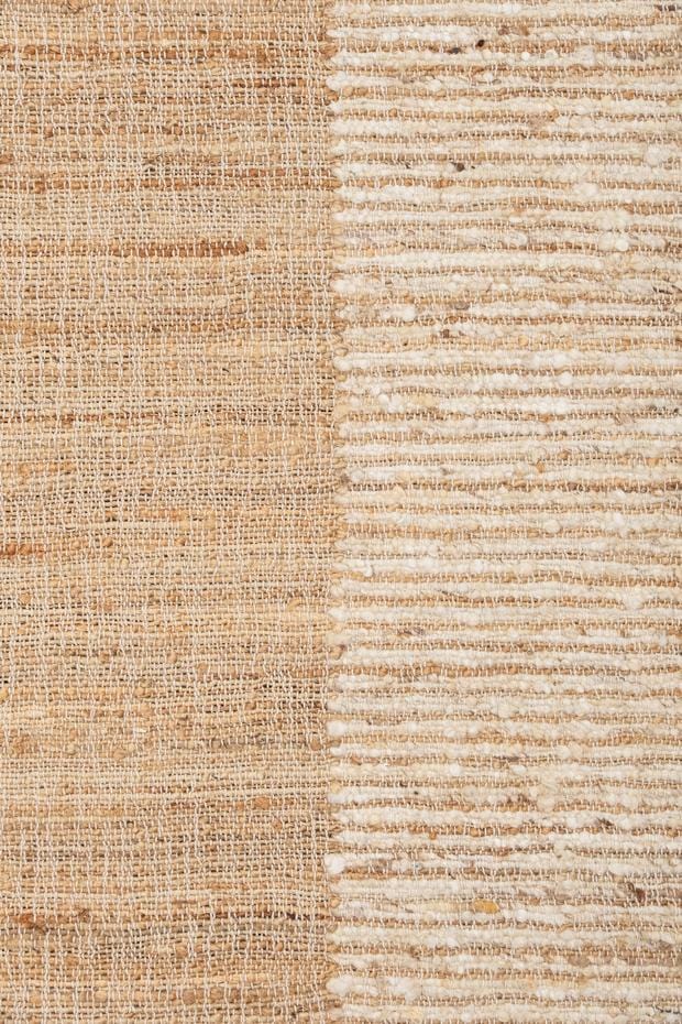 Soto Brown Cream and Grey Modern Jute Rug