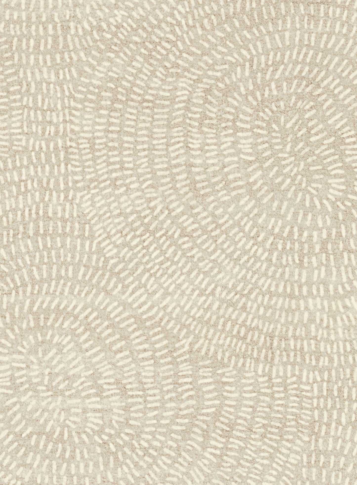 Sunita Grey Cream Circle Dot Pattern Washable Rug