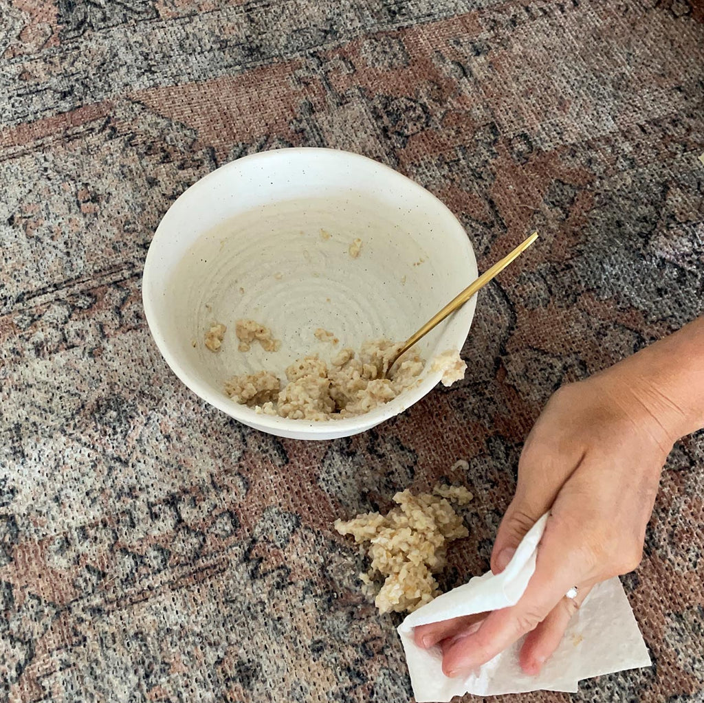 Sydelle Brown and Grey Traditional Distressed Washable Runner Rug