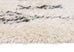 Tabitha Cream & Black Tribal Shag Rug