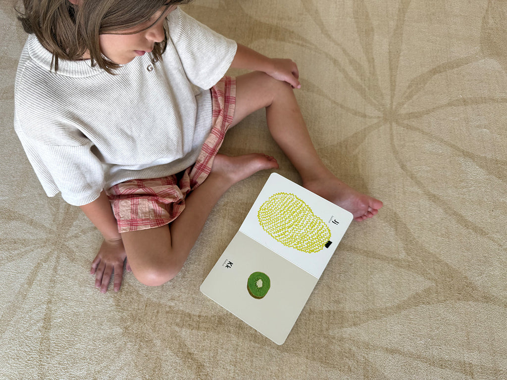 Talari Warm Yellow Botanical Washable Rug