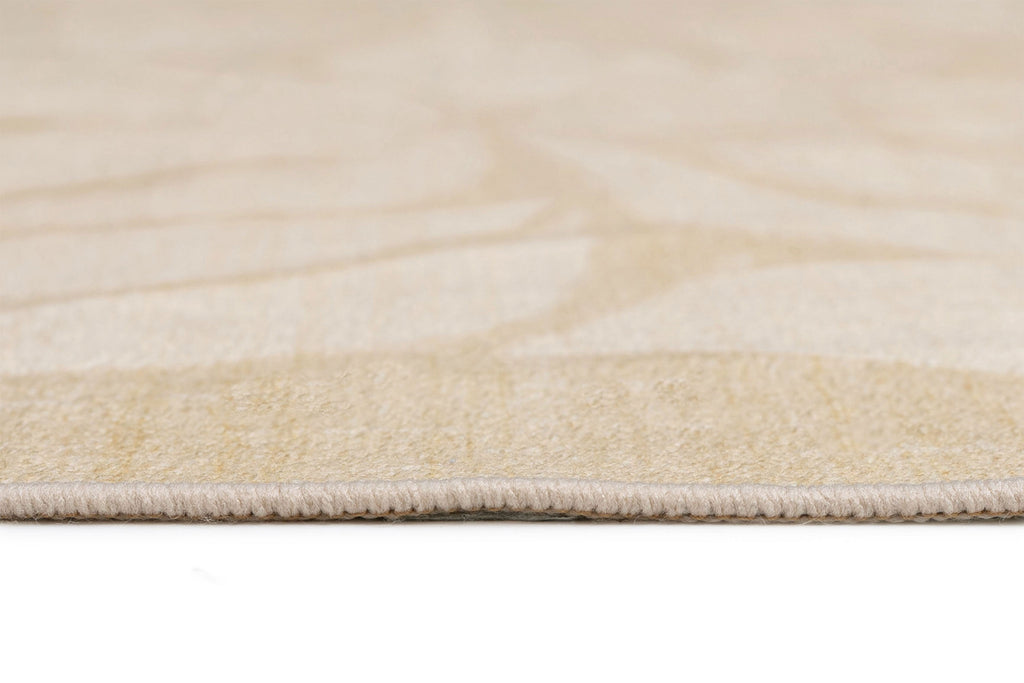 Talari Warm Yellow Botanical Washable Rug