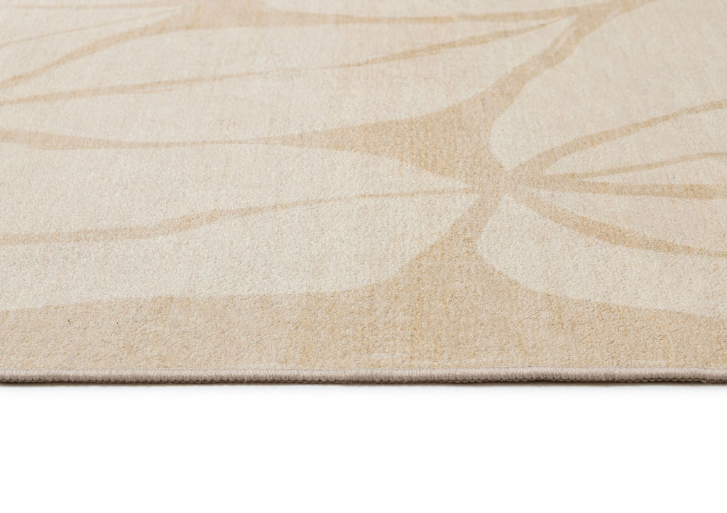 Talari Warm Yellow Botanical Washable Rug