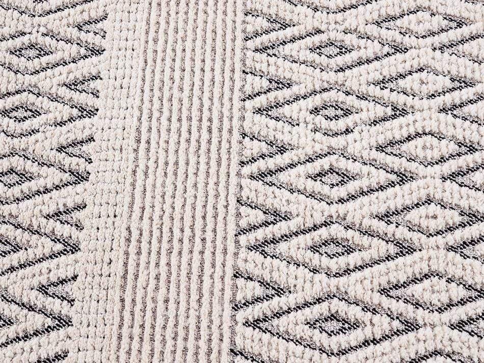 Talia Ivory Black Tribal Rug *NO RETURNS UNLESS FAULTY