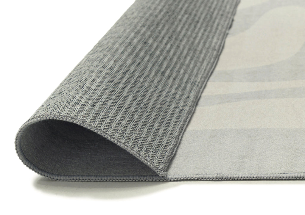 Tani Grey Botanical Washable Rug