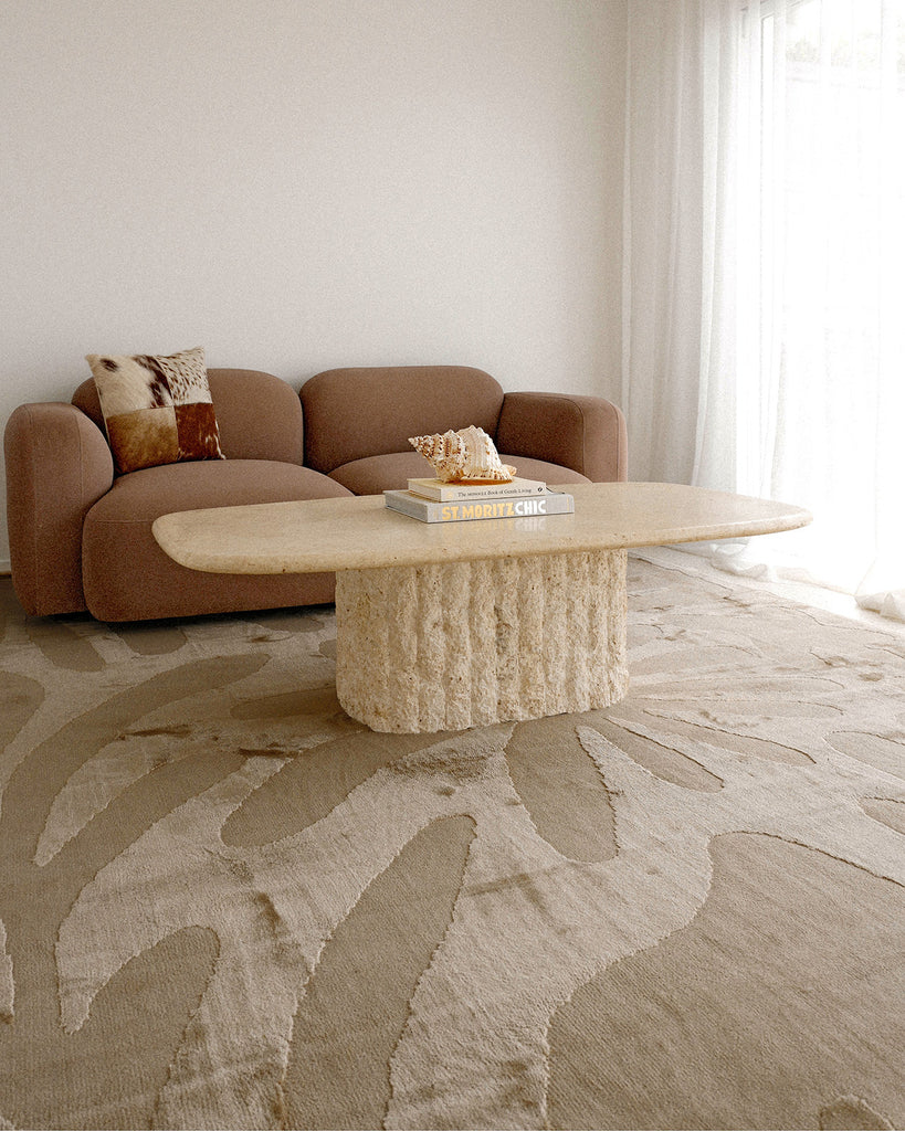 Tann Textured Abstract Neutral Rug