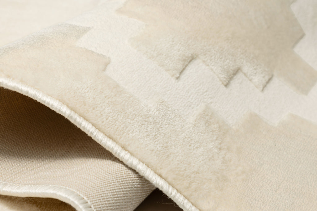 Tata Textured Diamond Neutral Rug