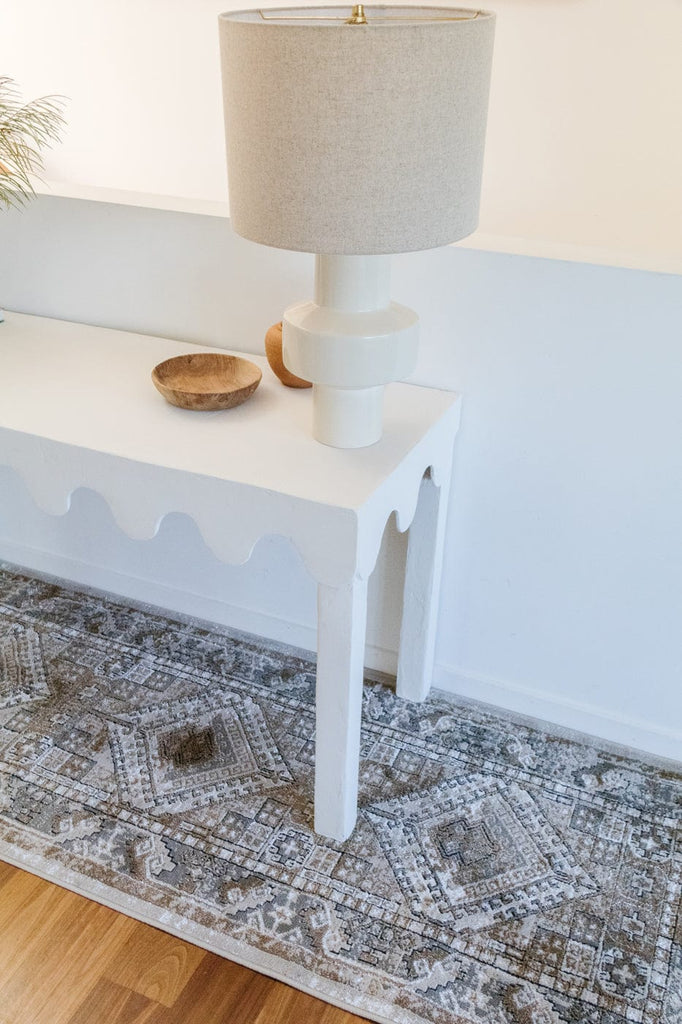 Tupelo Beige And Grey Tribal Medallion Runner Rug