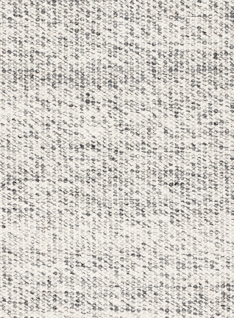 Vaasa Marbled Grey Chunky Wool Round Rug