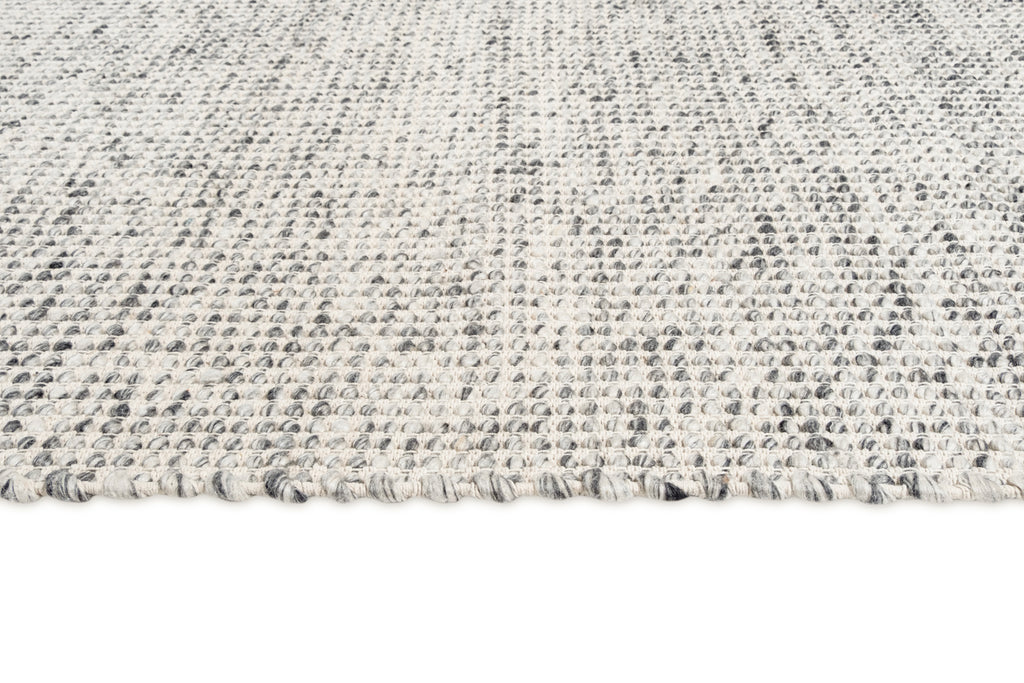 Vaasa Marbled Grey Chunky Wool Rug