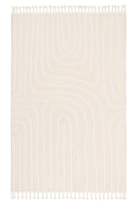 Venus Ivory Abstract Rug